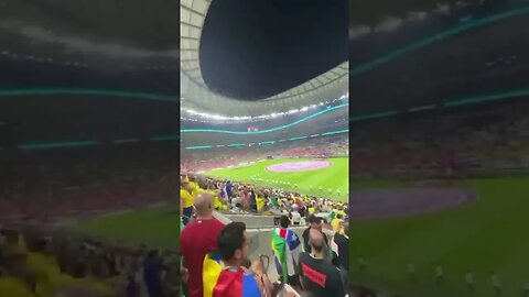 A melhor torcida no jogo do Catar é a do Brasileiro #shorts