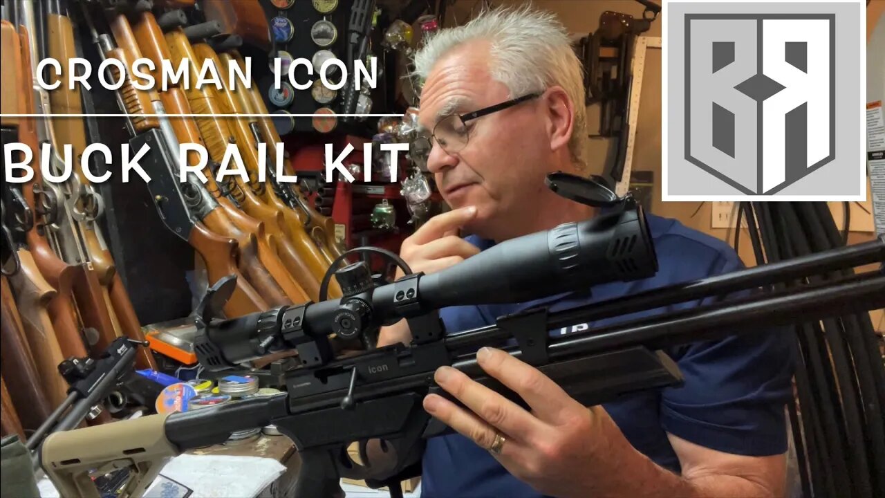 First look at the Buck Rail Crosman Icon tactical kit and Discoveryopt 4-16x44 scope very nice!