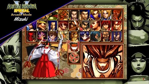 Samurai Shodown V Special - Arcade Mode - Mizuki