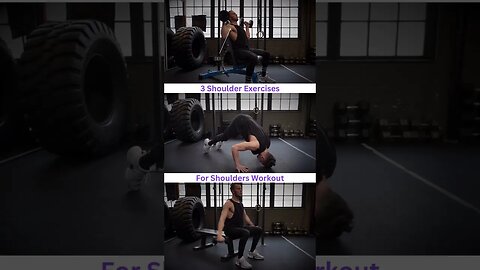 Exercises for Shoulders Workout Idea