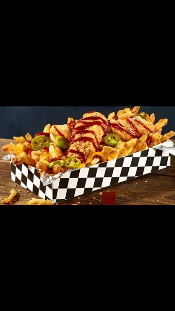 Checkers Texas BBQ Chicken Tenders pile up