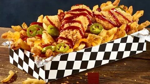 Checkers Texas BBQ Chicken Tenders pile up