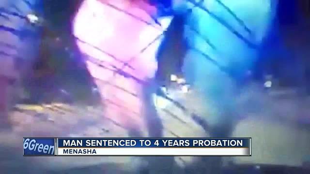 Man who jumped on Menasha squad car sentenced to jail