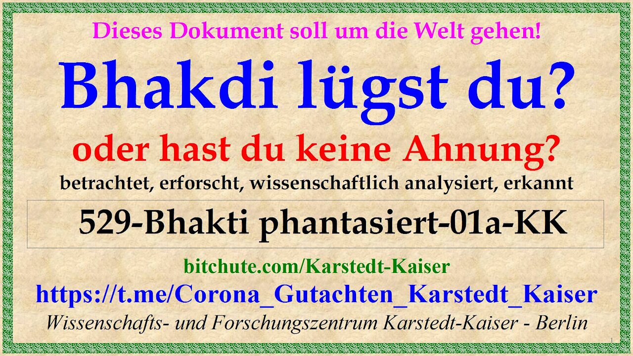 Bhakdi phantasiert und lügt - Karstedt-Kaiser -