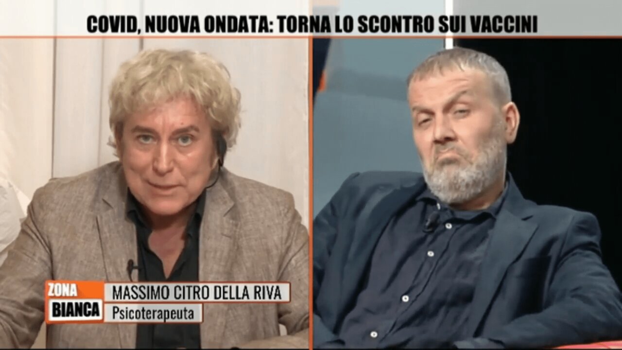 Massimo Citro Della Riva è un fiume in piena: "Infiamma gli endoteli!". Gelo in diretta!