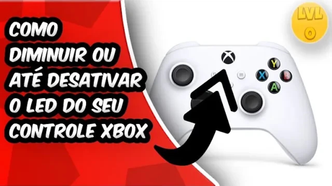 Como Diminuir ou Desligar o Led do Controle do Xbox