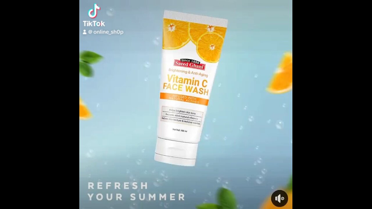 Saeed Ghani Vitamin C face wash