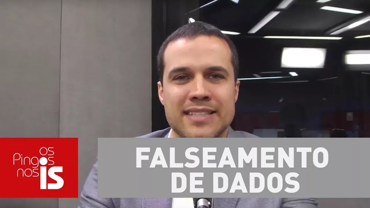 Felipe Moura Brasil: Petista é incorrigível em falseamento de dados