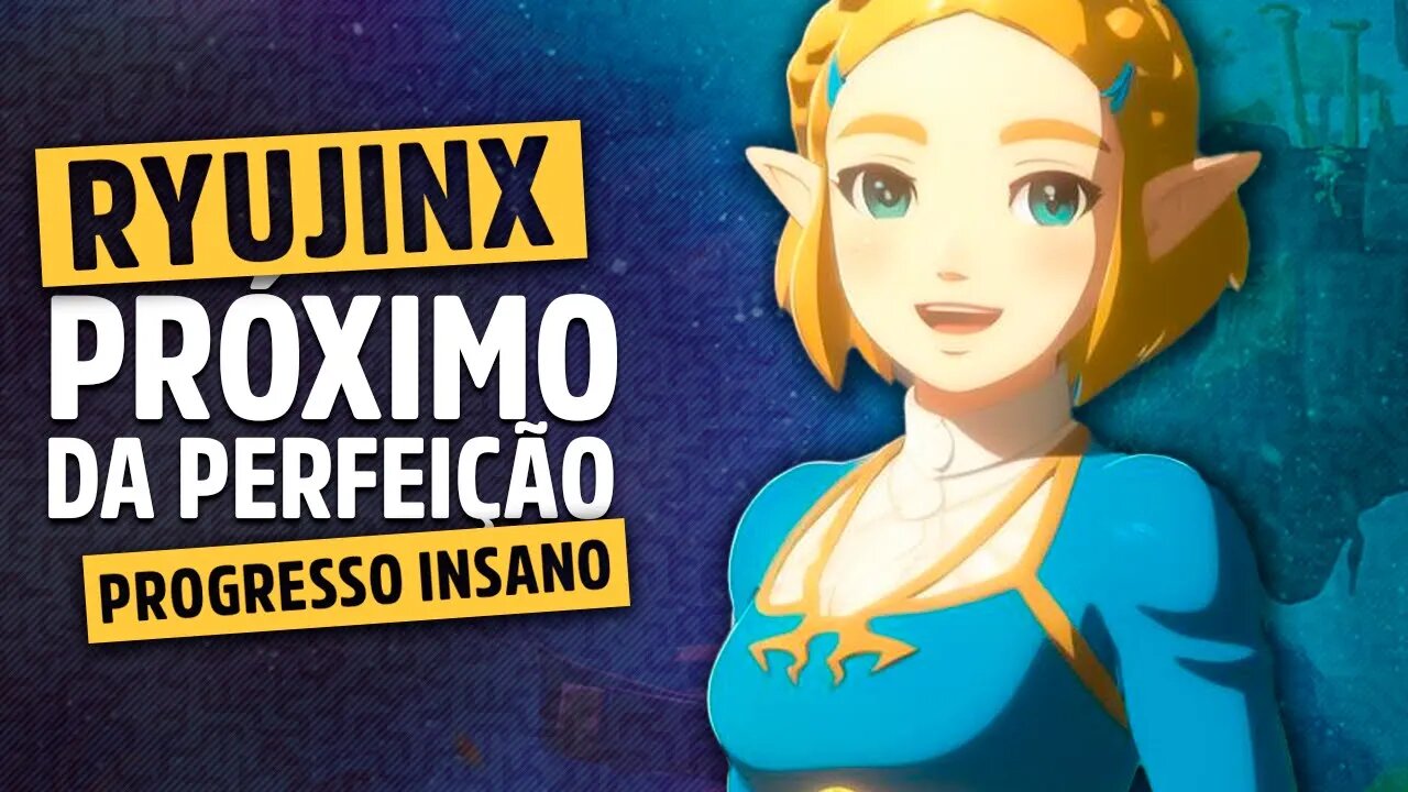 O QUE ERA BOM FICOU PERFEITO! PROGRESSO IMPRESSIONANTE DO RYUJINX!