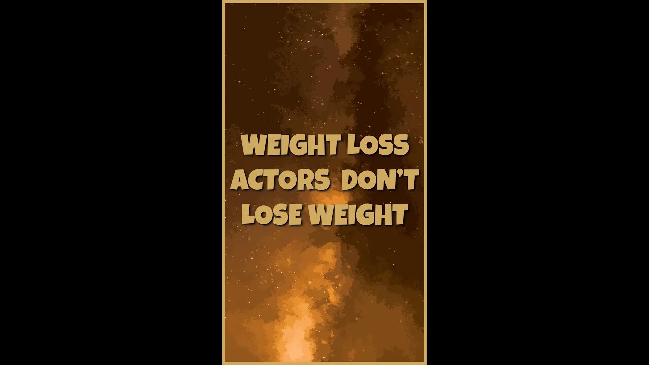 WEIGHT LOSS ACTORS DO NOT ACTUALLY LOSE WEIGHT - #CinemaFacts by #TylerPolani