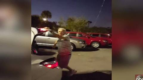 WATCH | Elderly man accused of hitting salesman with car, golf club in Sarasota