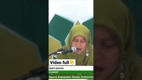 FINALIS MTQN XXIX KALSEL | YANTI NOVITA-SUMATERA BARAT | TILAWAH DEWASA