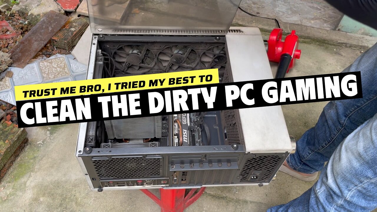 Trust me bro, I tried my best to clean the dirty PC Gaming :(