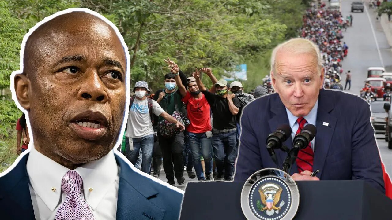 NYC Mayor Eric Adams visits the Border! SLAMS Joe Biden for the crisis! Says NYC has NO MORE ROOM!