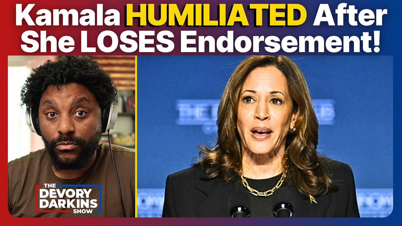 Kamala HUMILIATED After She LOSES Another Endorsement