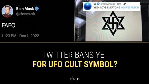 E20: Twitter Bans Ye For UFO Cult Symbol?