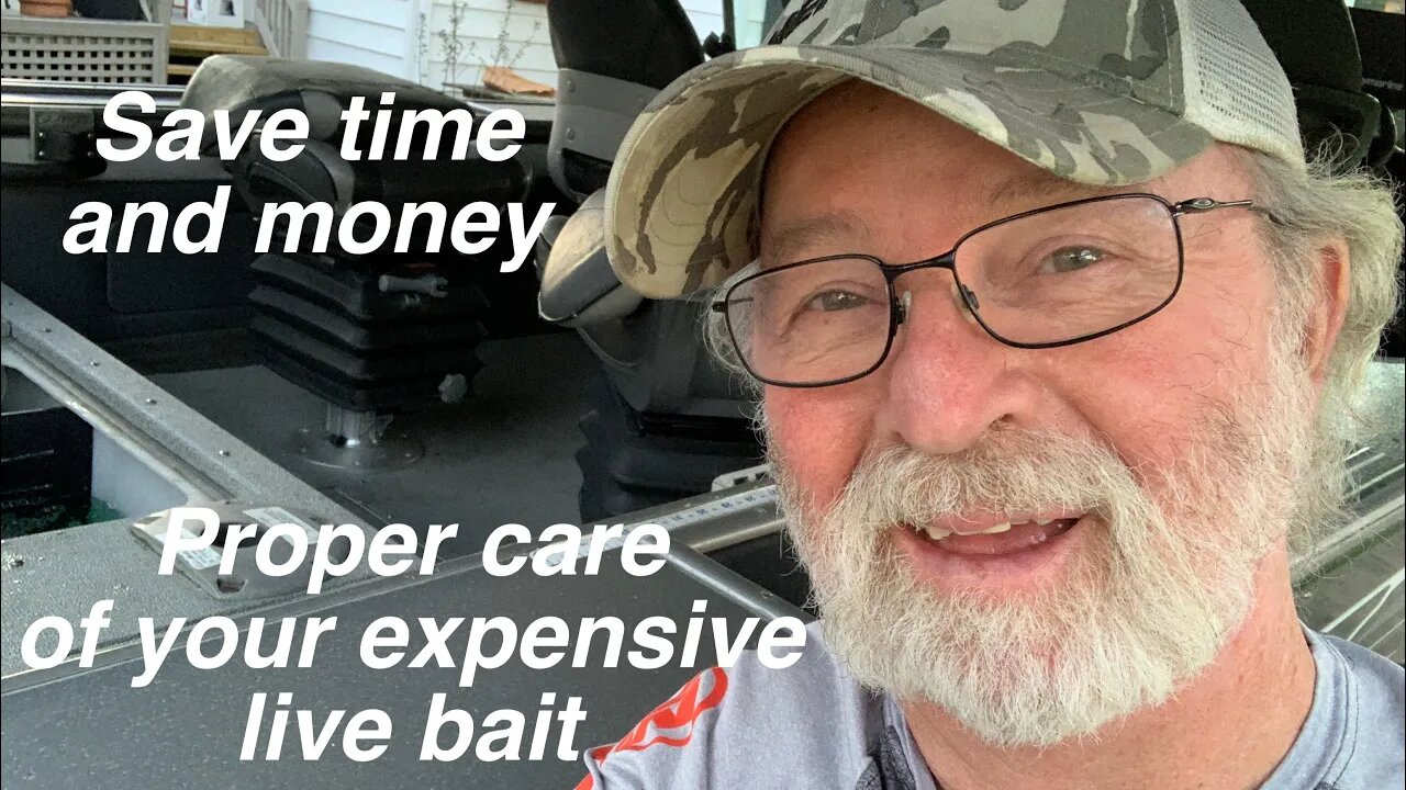 Proper care of your live bait