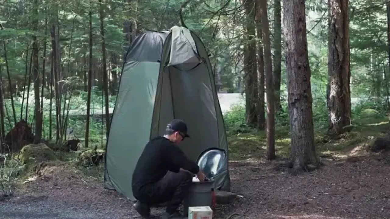 Relax camping at a provincial campground with Jeep Gladiator iKamper BDV Truck Camping Relaxing &&&&