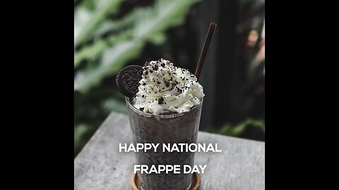 National Frappe Day