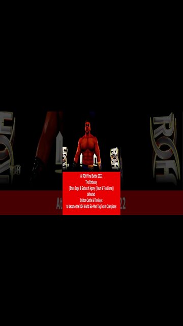 At ROH Final Battle 2022 New ROH World Six Man Tag Team Champions were Crowned