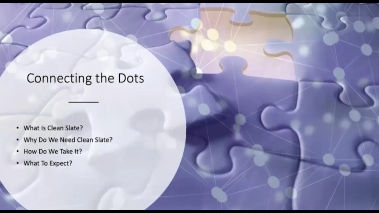 Tuesdays With Dr. Dori Connecting the Dots with Clean Slate