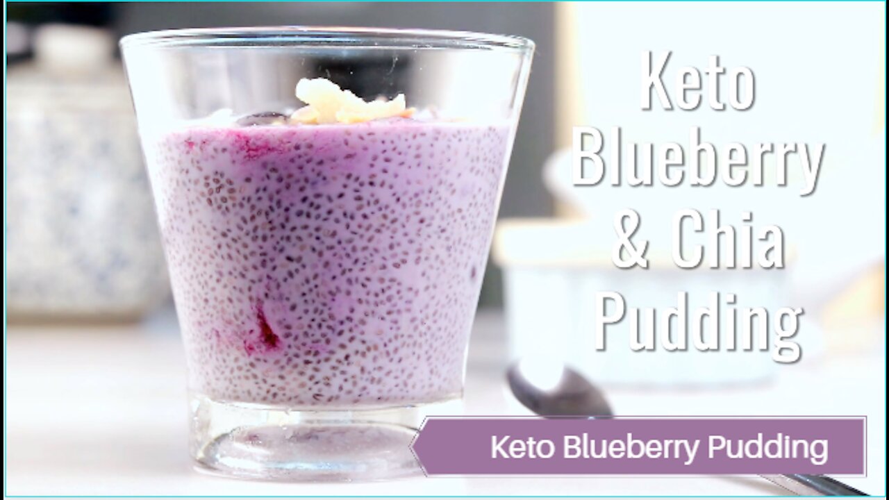 Keto Blueberry Pudding Recipe #Keto #Recipes