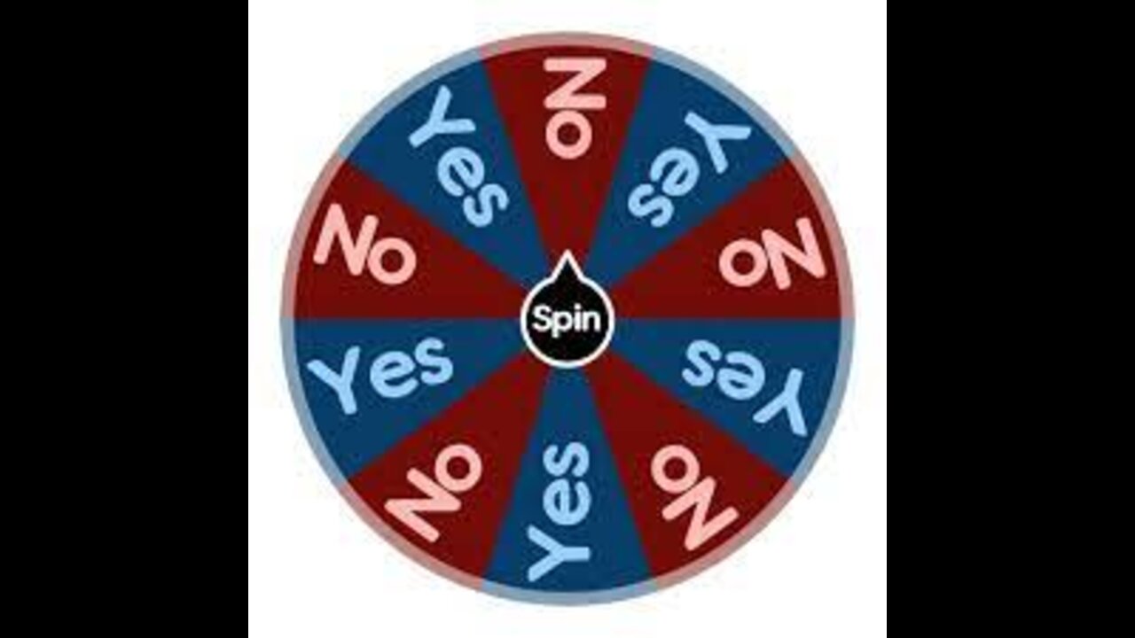 Yes Or No Picker Wheel-Gets you out of the confusing decision