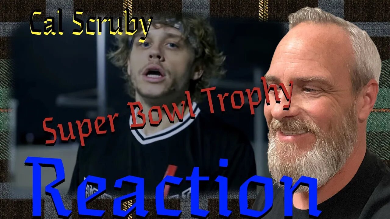 Cal Scruby Super Bowl Trophy Reaction