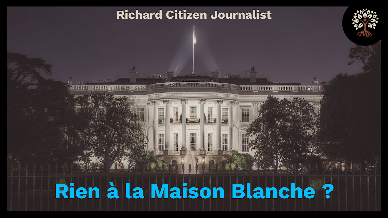 Richard Citizen Journalist de DC, aucune activité à la Maison Blanche