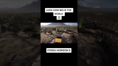 Forza Horizon 5 its HUGE