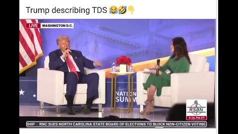 Trump Describes TDS. (Trump Derangment Syndrome) Get Treated Today