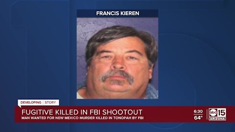 Man wanted for New Mexico homicide shot and killed by FBI in Tonopah