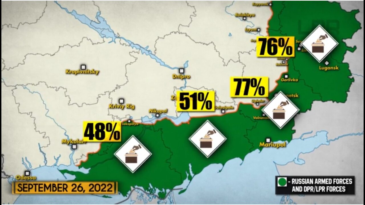 Situation Report: Referendums in Former Ukraine then RUSS Whacks Woke NATO 9.26.22