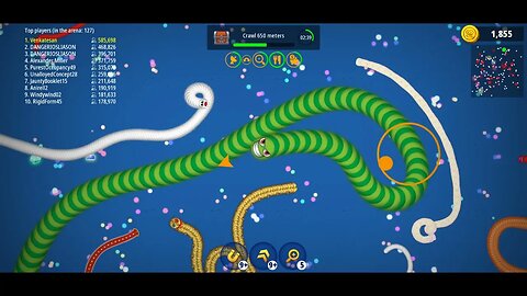 CASUAL AZUR GAMES Worms Zone .io - Hungry Snake 48