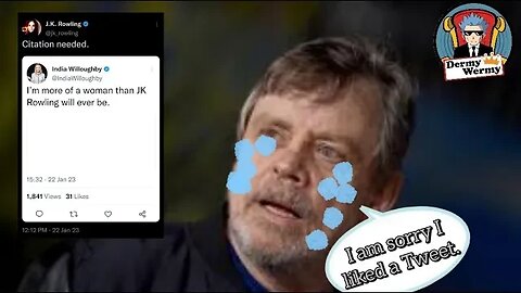 Mark Hamill Apologizes for LIKING A TWEET