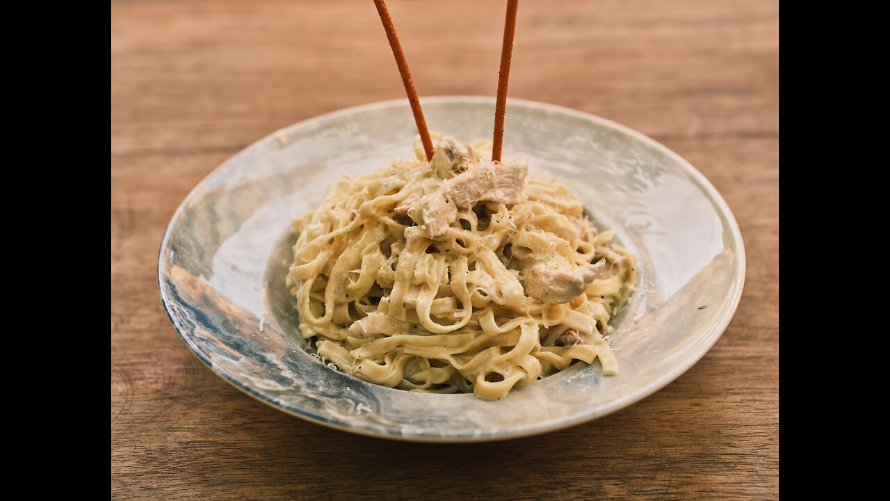 FettuccineAlfredo#food#rumble#Viral