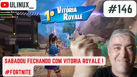 Sábado de caos na ilha de #fortnite mas com Vitória