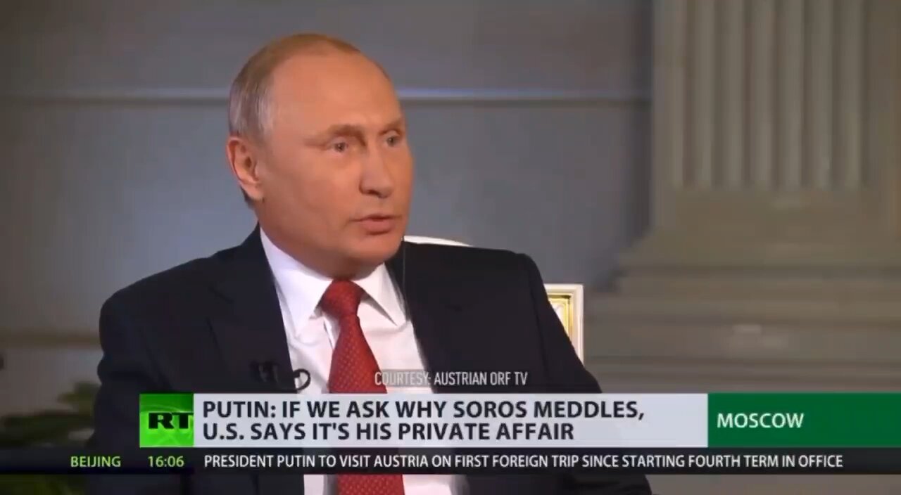 BREAKING: Putin SLAMS George Soros