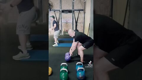 🎯 HEAVY DOUBLE KETTLEBELL WORKOUT ☢️ ATTICA💯 Strength and power