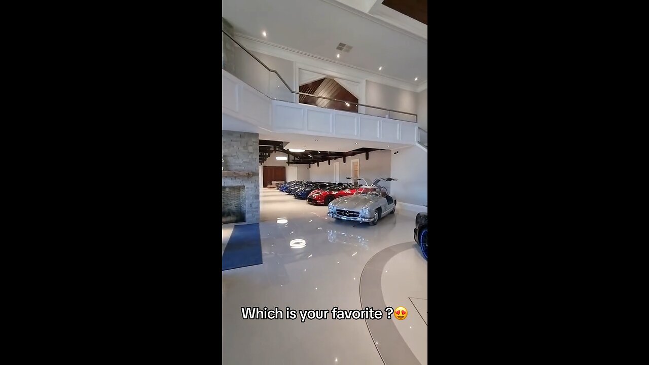 The ultimate super car garage