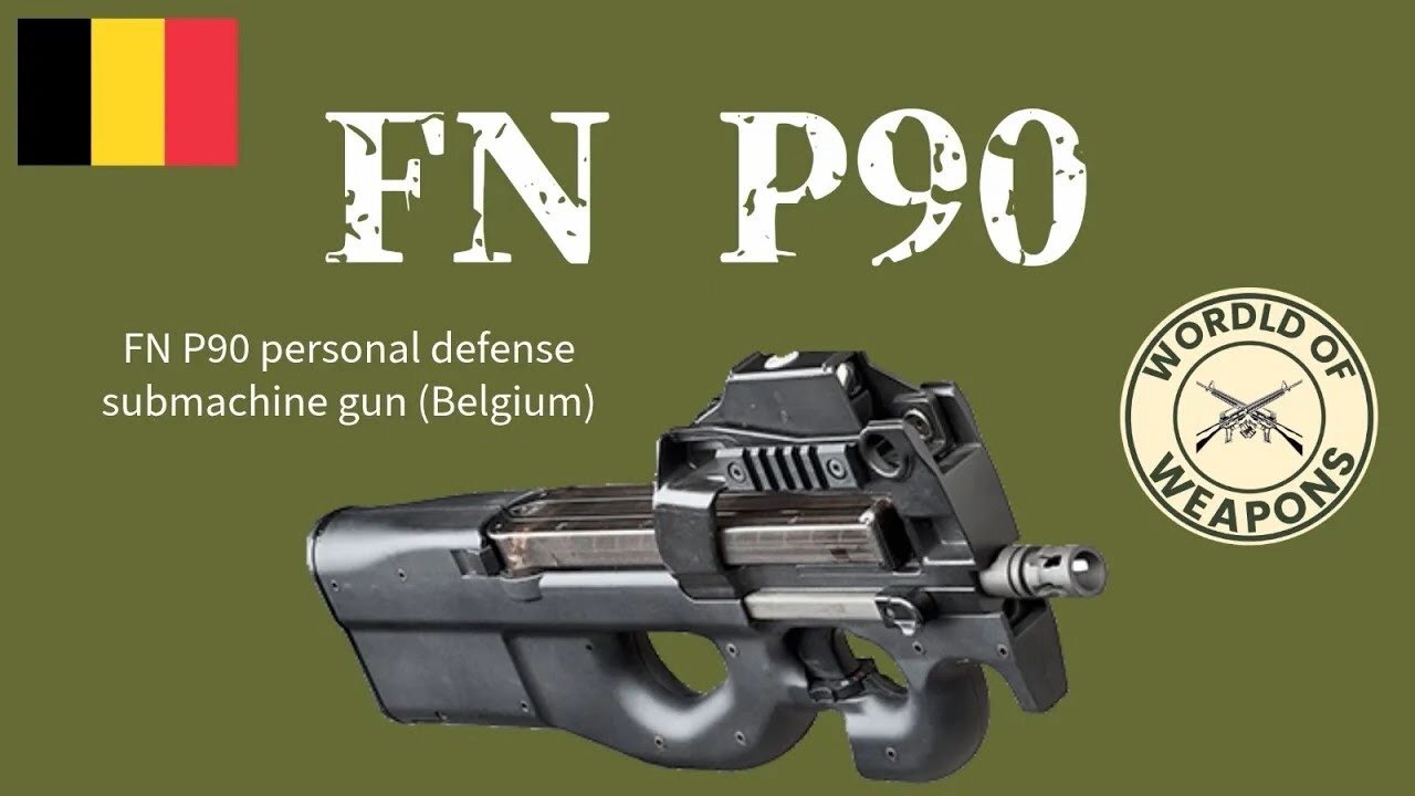 FN P90 🇧🇪 Belgian ingenuity at the service of defence