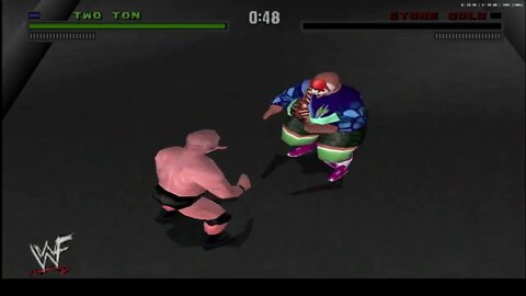 WWF Attitude PS1: vs match 1