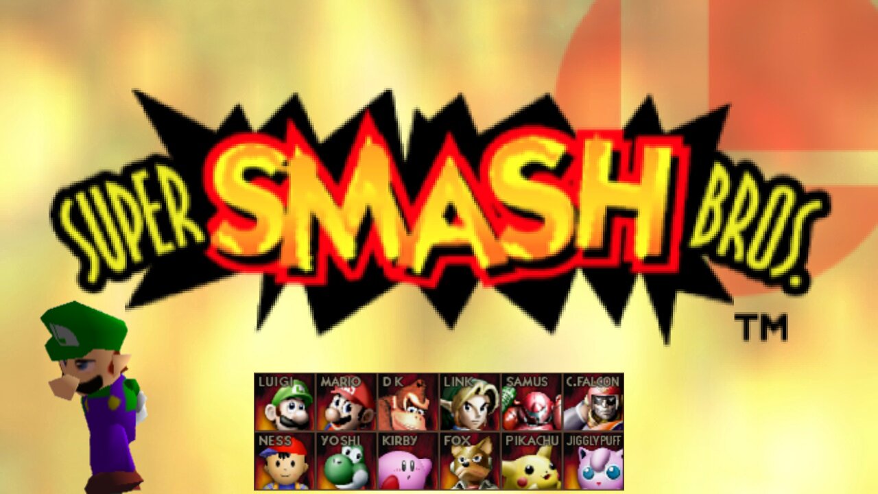 Super Smash Bros | Luigi VS Roster | Lv9 CPU