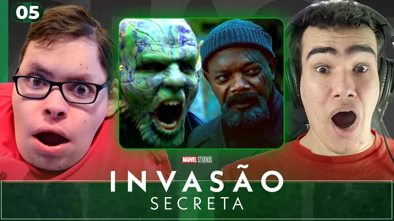 Reagindo à INVASÃO SECRETA EP. 05 - O Melhor Episódio Até Agora 🤩