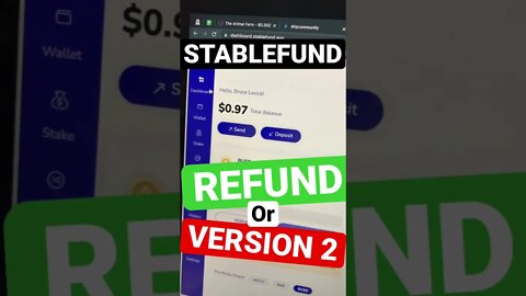 StableFund Refund or Version 2?