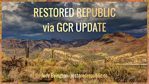 Restored Republic via a GCR: Update as of October 19, 2023