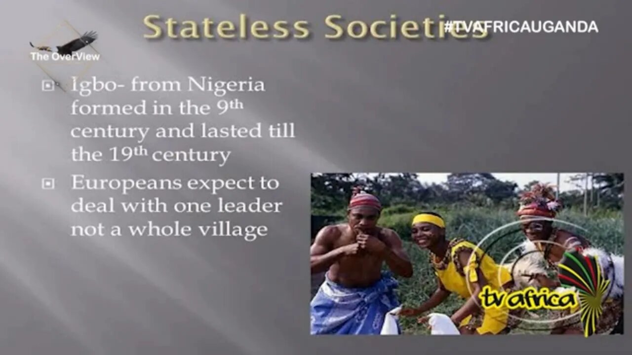 THE OVERVIEW SHORT: PRECOLONIAL AFRICAN POLITICAL STRUCTURES