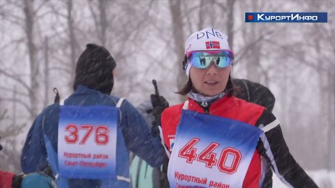 Лыжная гонка в Сестрорецке, в честь полного освобождения Ленинграда от фашистской блокады