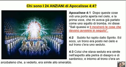 I 24 Anziani di Apocalisse 4:4 chi sonio?