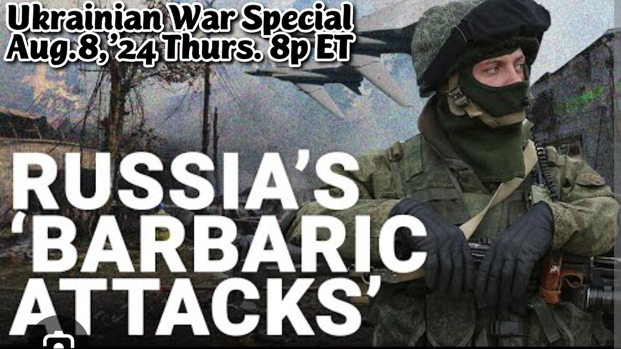 ON DEMAND! Aired- Aug.8,'24: Russia-Ukraine War is about Biden's & Soros's War Profits. We expose how weapons, fuel, and military resources become wartime profits, at the expense of the US Taxpayer!